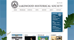 Desktop Screenshot of lakewoodhistorical.org